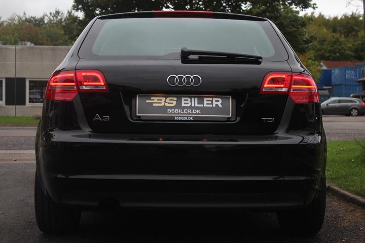 Sort Audi A3 fra 2013