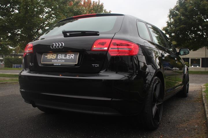 Sort Audi A3 fra 2013