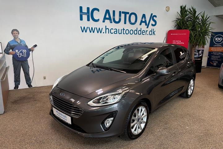 Grå Ford Fiesta fra 2019