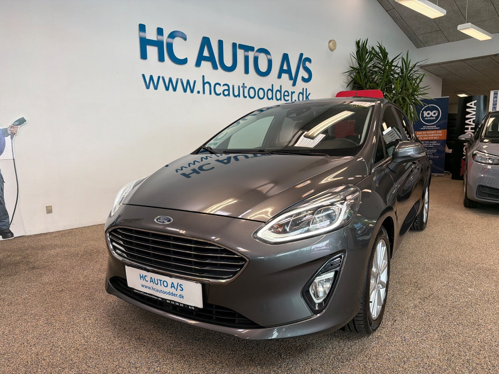 Grå Ford Fiesta fra 2019