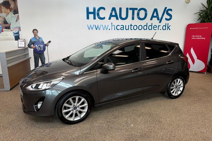 Grå Ford Fiesta fra 2019