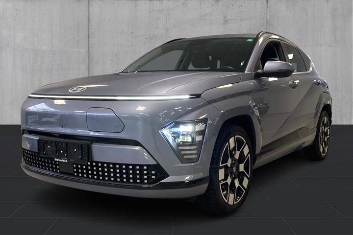 Blå Hyundai Kona fra 2024