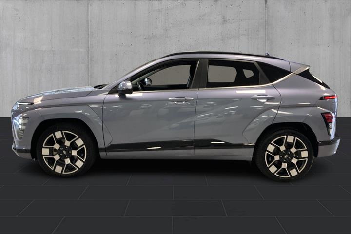 Blå Hyundai Kona fra 2024