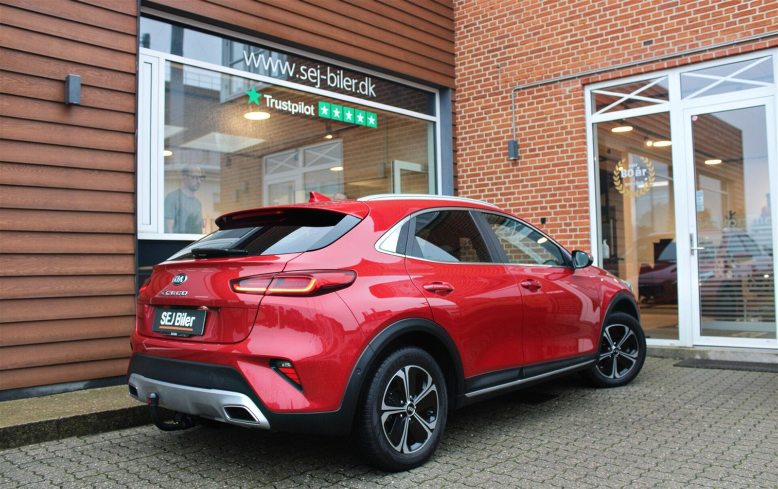 Rød Kia XCeed fra 2021