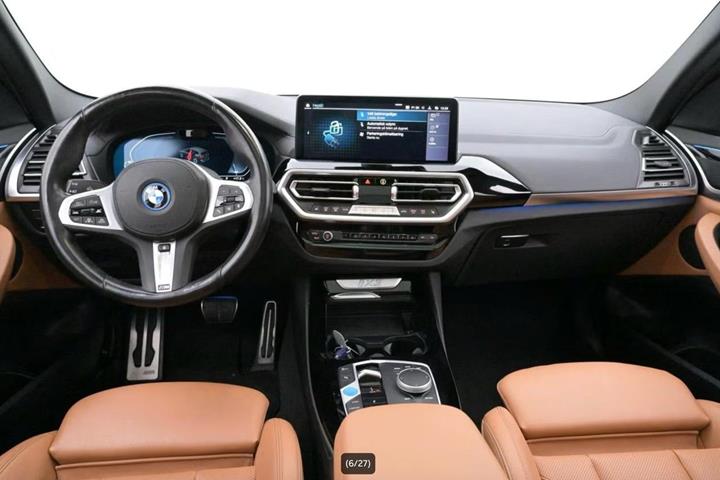 Orange BMW iX3 fra 2023