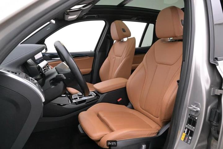 Orange BMW iX3 fra 2023