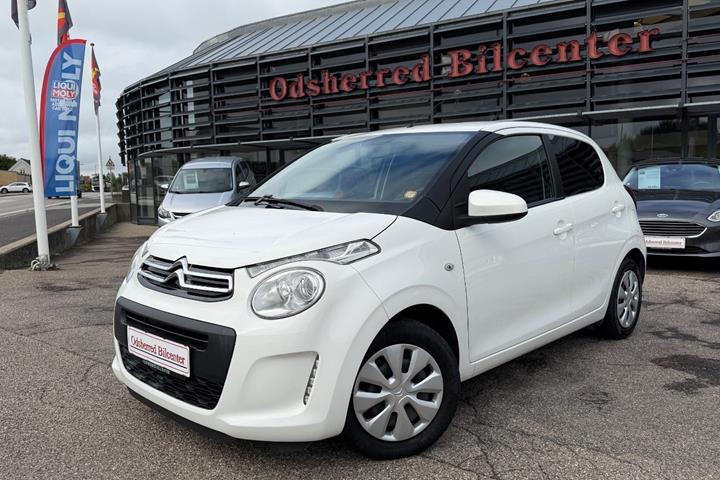 Hvid Citroën C1 fra 2020 set udefra