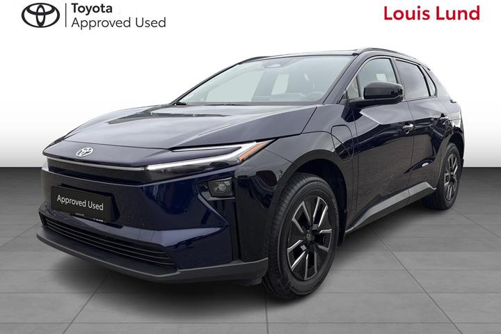 Blå Toyota BZ4X fra 2026