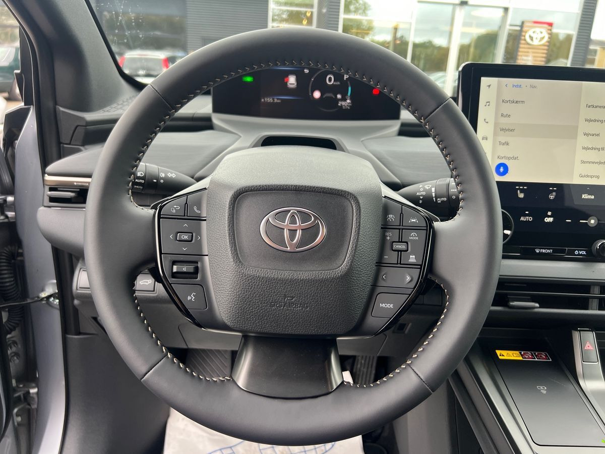 Sølv Toyota bZ4X Touring fra 2026
