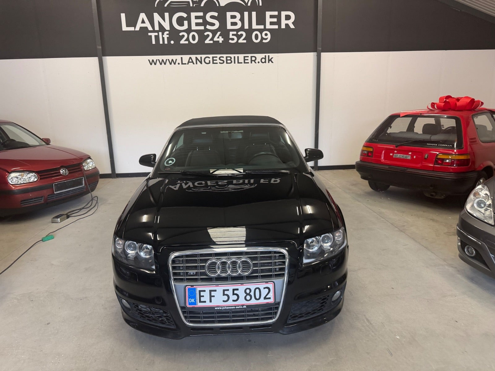 Sort Audi A4 fra 2004