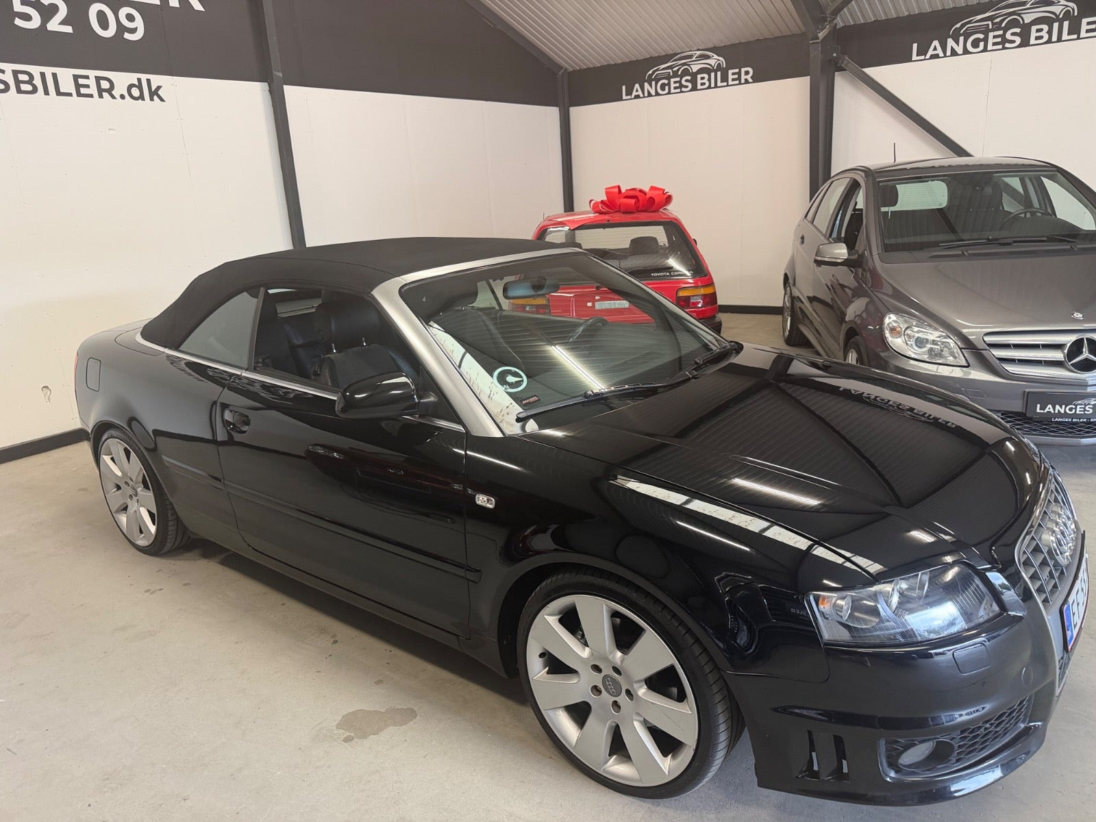 Sort Audi A4 fra 2004