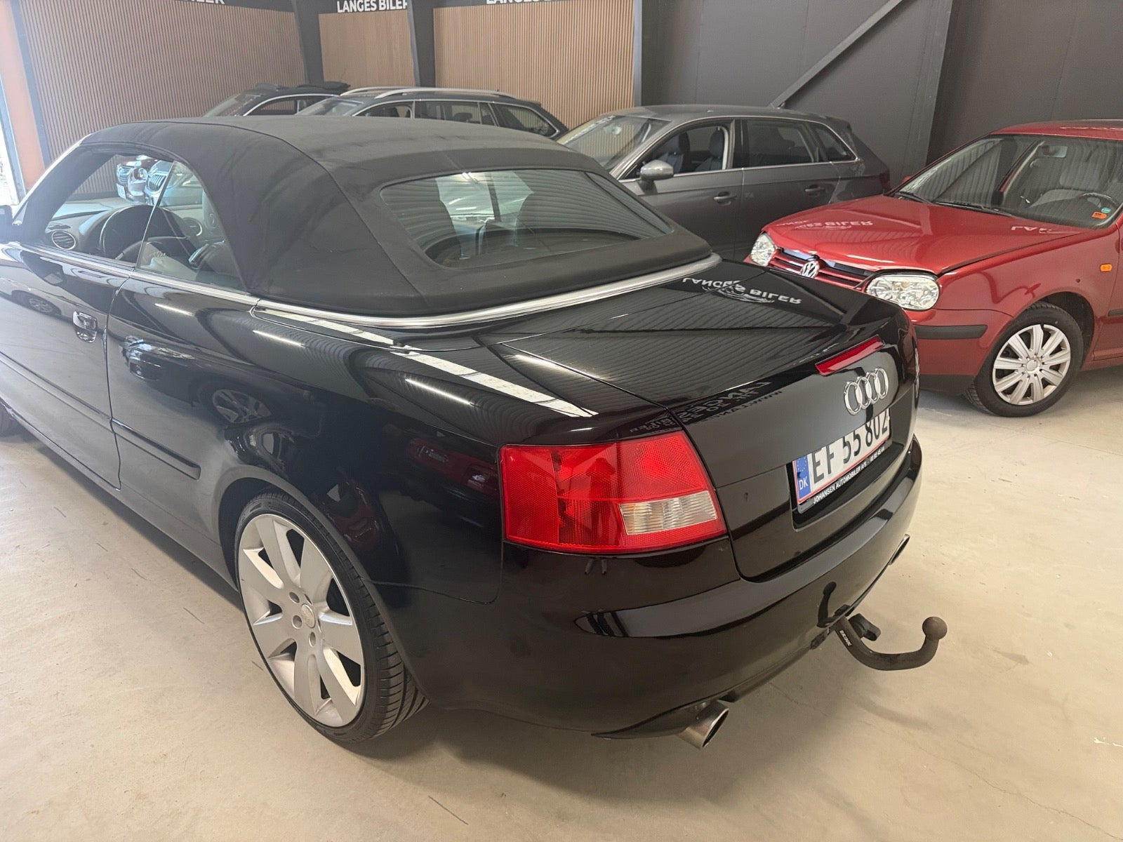 Sort Audi A4 fra 2004