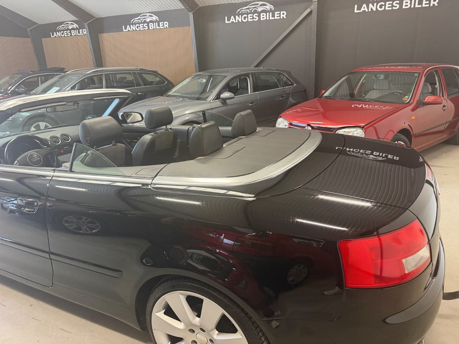 Sort Audi A4 fra 2004