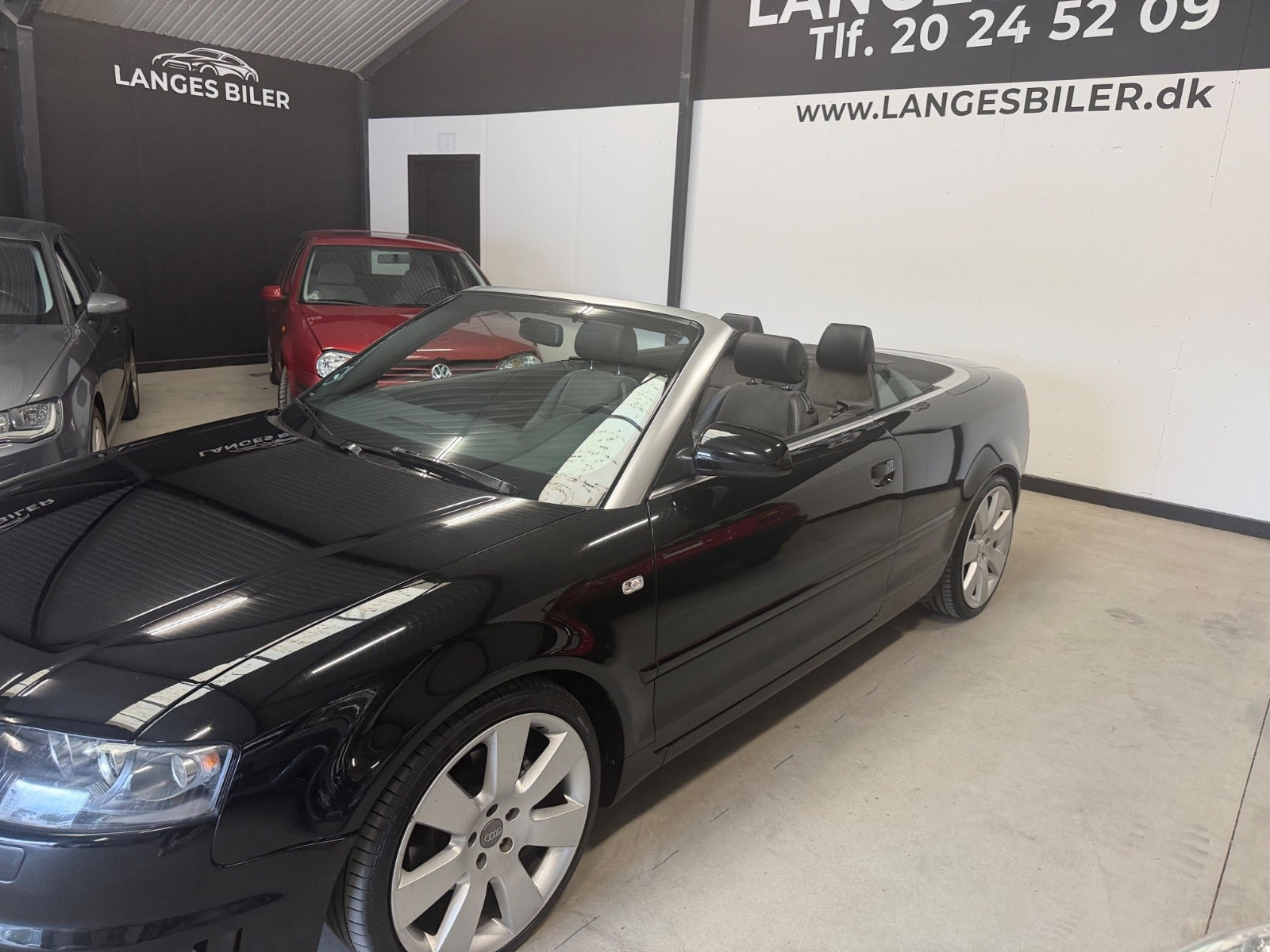 Sort Audi A4 fra 2004