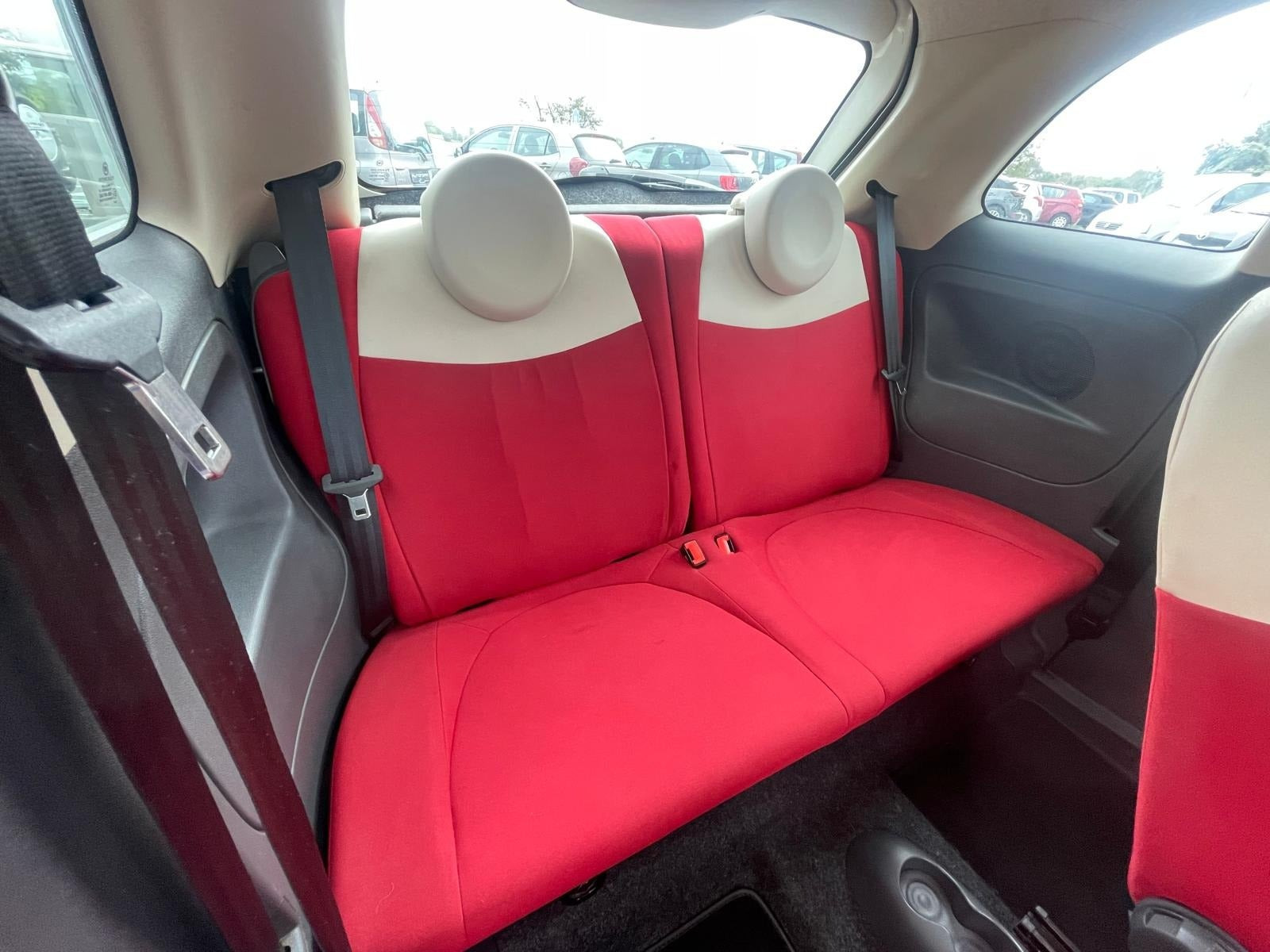 Hvid Fiat 500 fra 2008