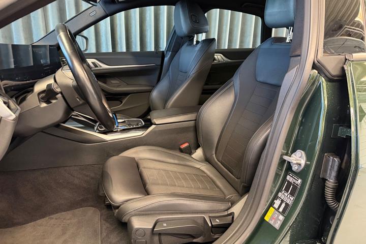 Grøn BMW i4 fra 2022