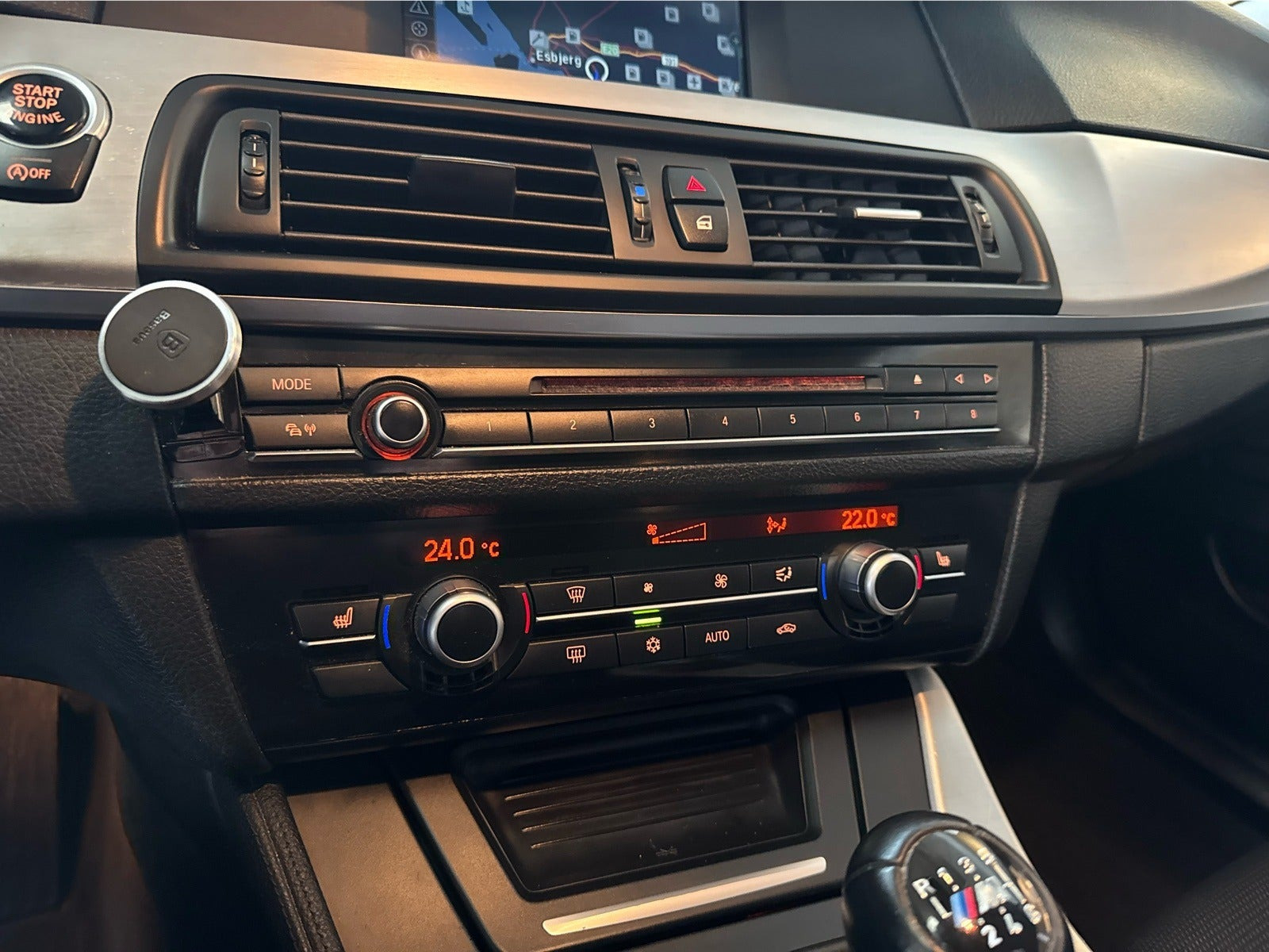 Sort BMW 520d fra 2011
