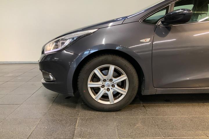 Grå Kia Ceed fra 2015