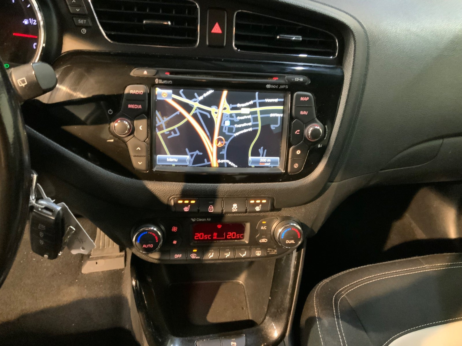 Grå Kia Ceed fra 2015