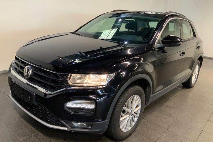 Sort VW T-Roc fra 2020 set udefra