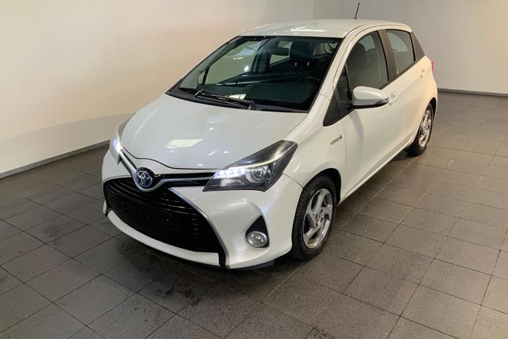 Hvid Toyota Yaris fra 2014