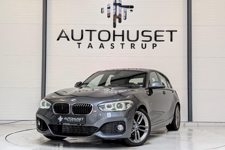 Grå BMW 118i fra 2018