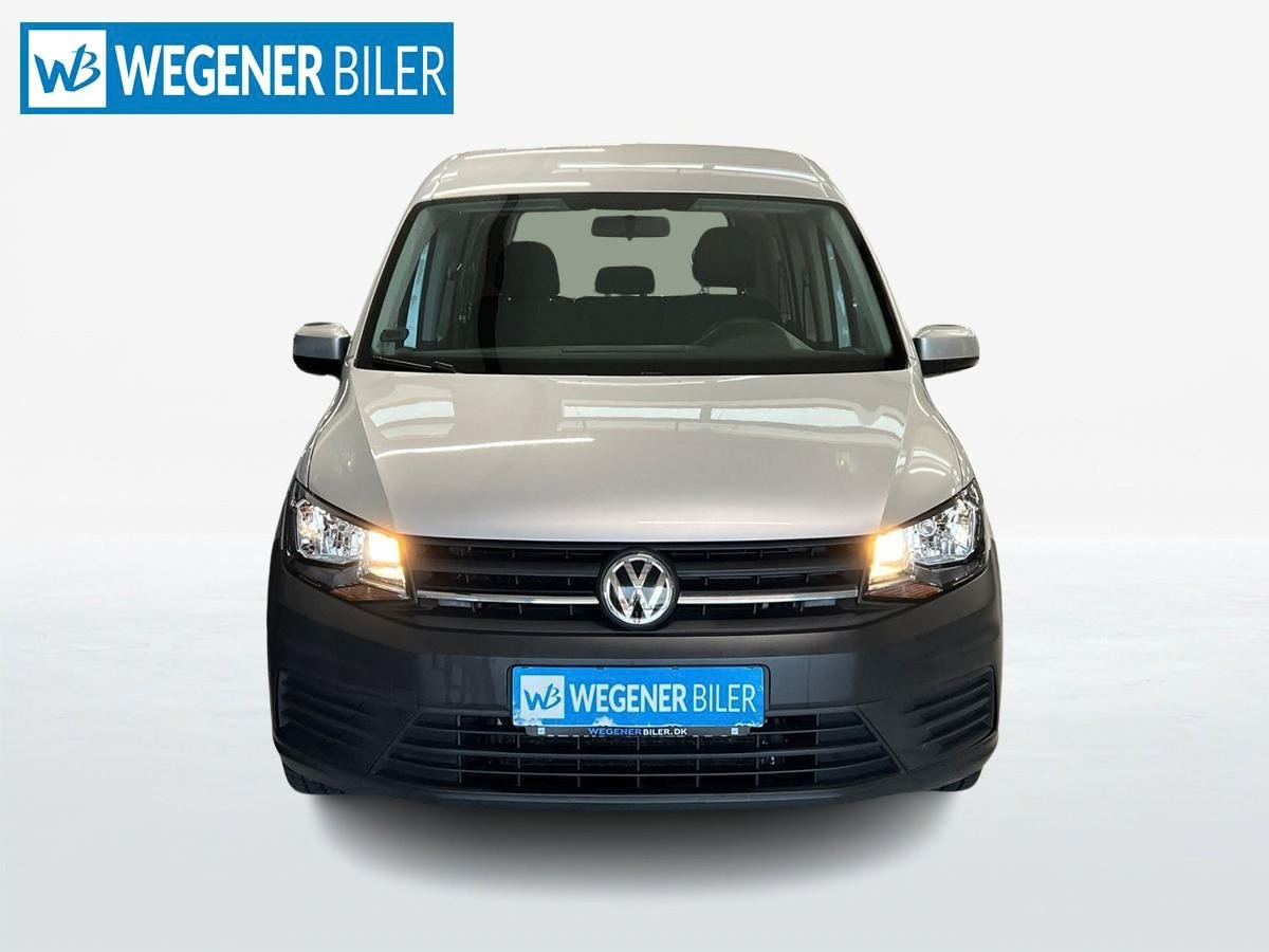 Sølv VW Caddy fra 2016