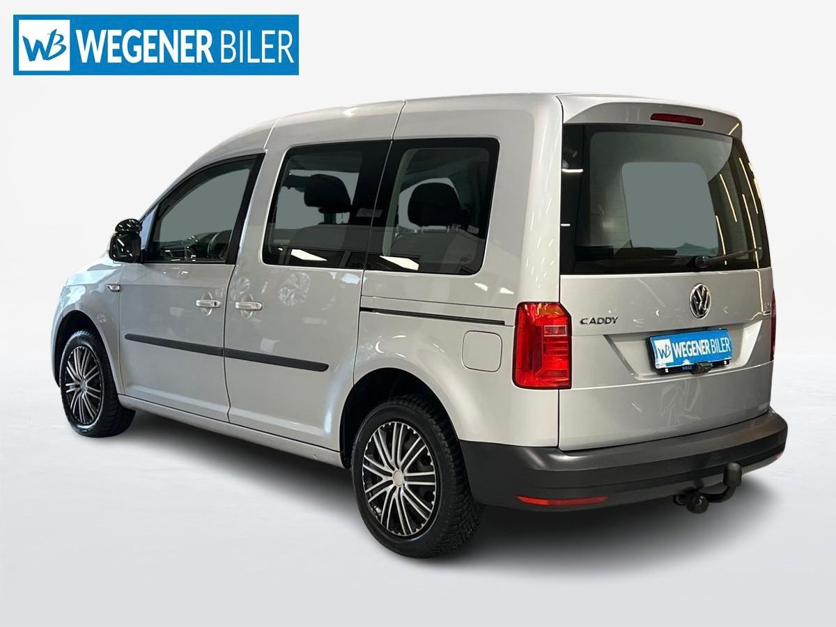 Sølv VW Caddy fra 2016