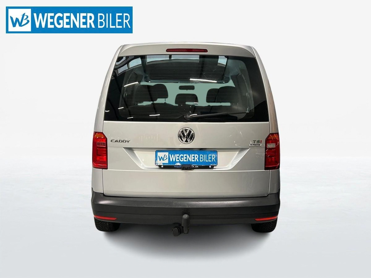 Sølv VW Caddy fra 2016