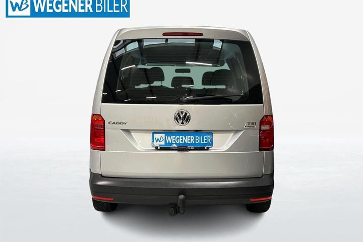 Sølv VW Caddy fra 2016