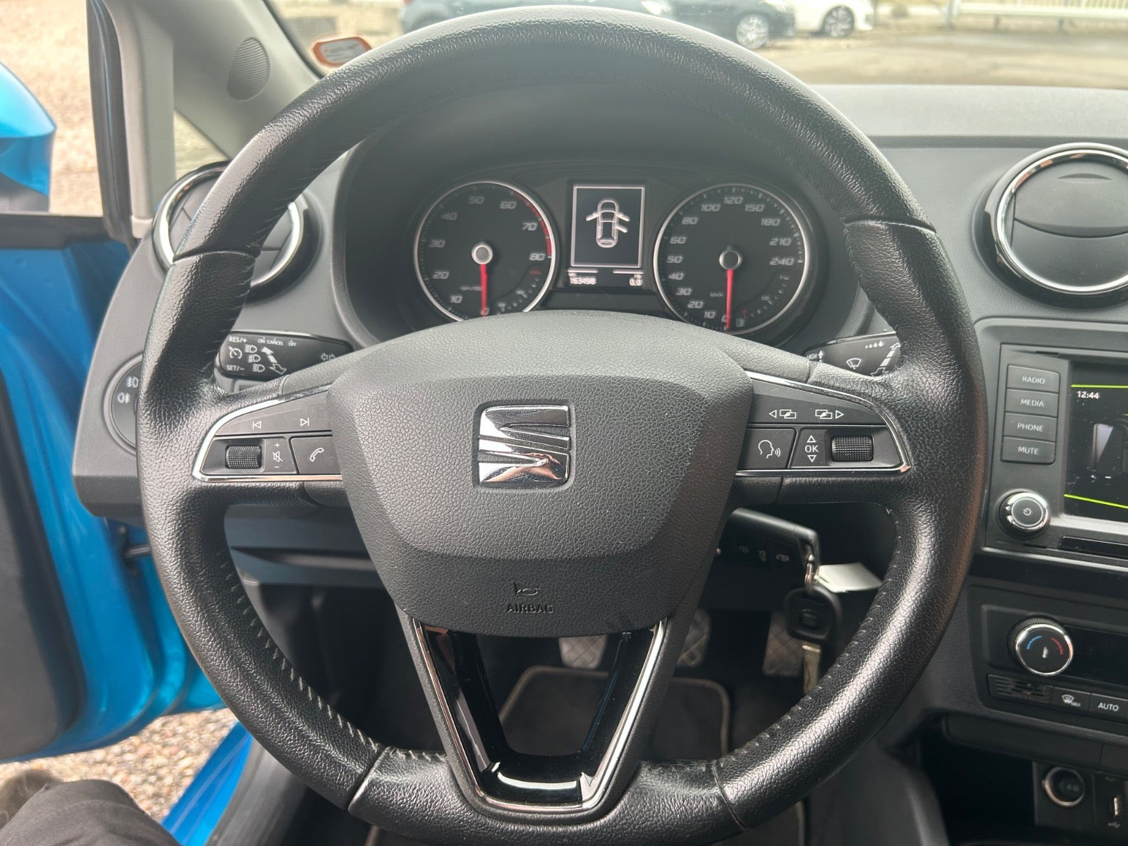 Blå Seat Ibiza fra 2016