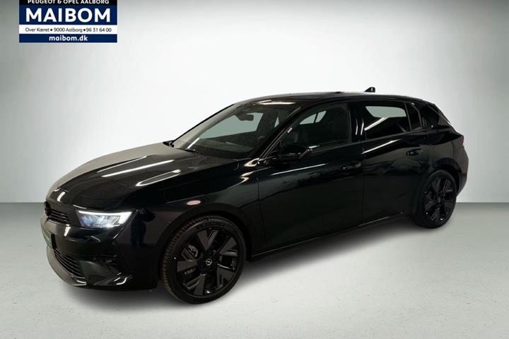 Sort Opel Astra-e fra 2024