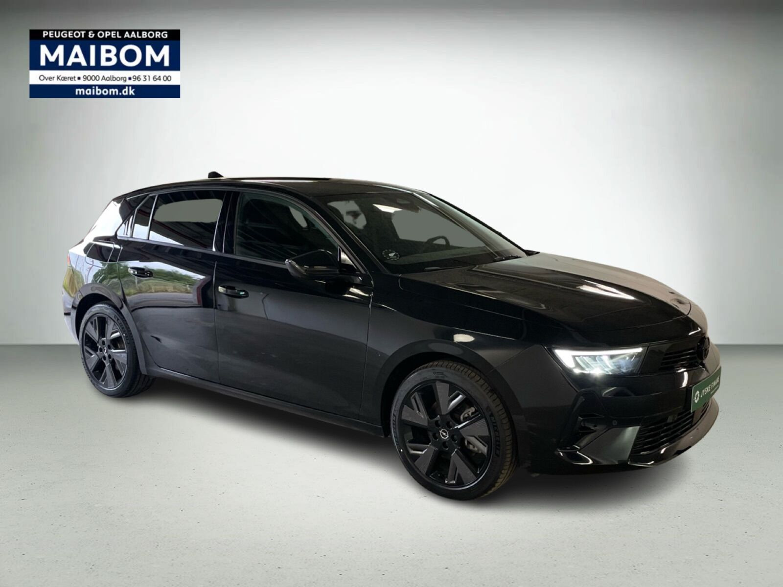 Sort Opel Astra-e fra 2024