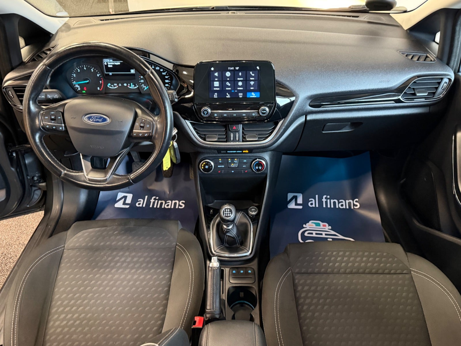 Grå Ford Fiesta fra 2018
