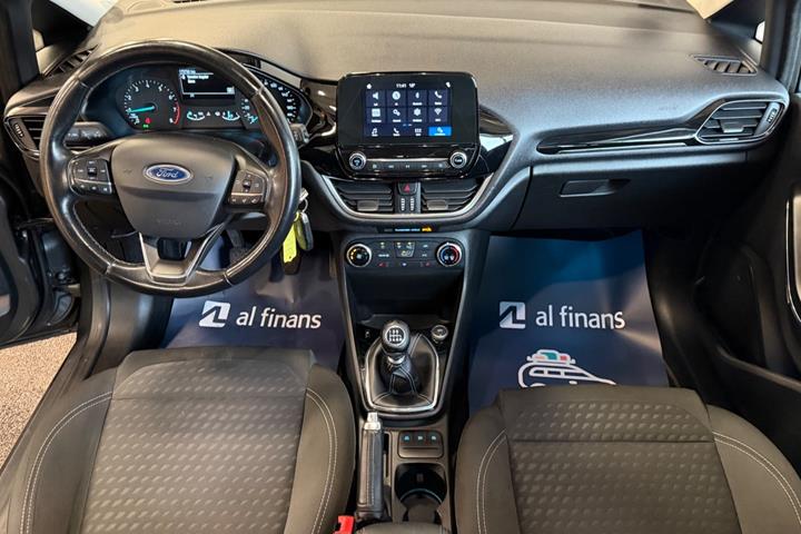 Grå Ford Fiesta fra 2018