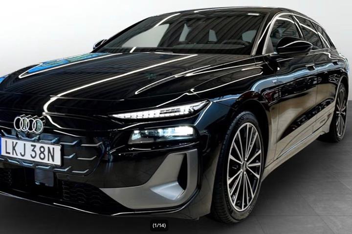 Sort Audi A6 e-tron fra 2026