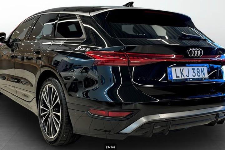 Sort Audi A6 e-tron fra 2026