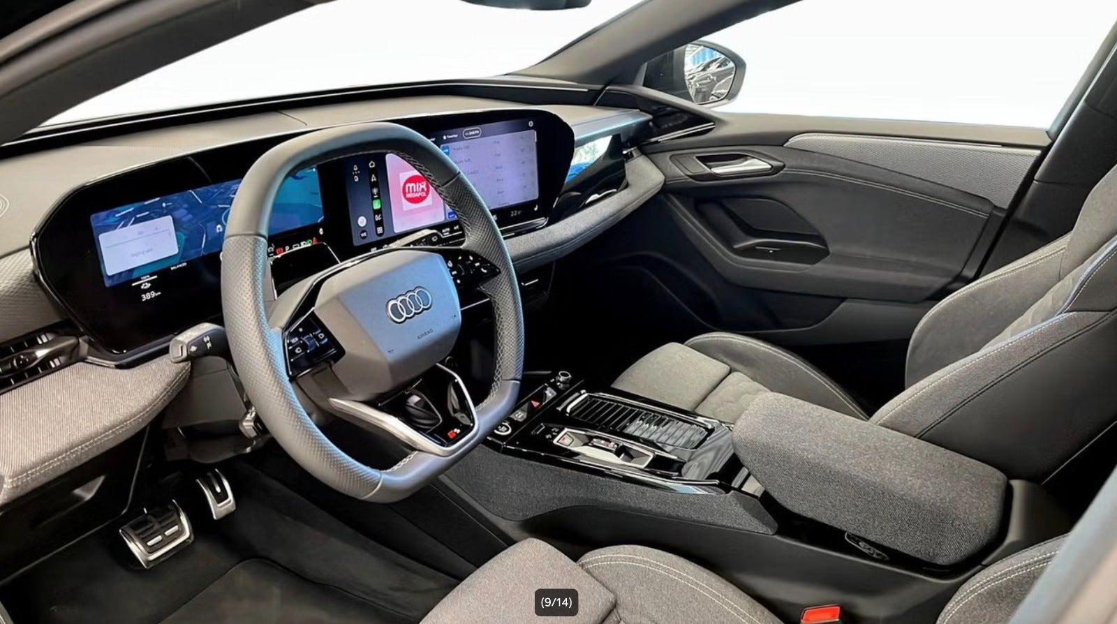 Sort Audi A6 e-tron fra 2026