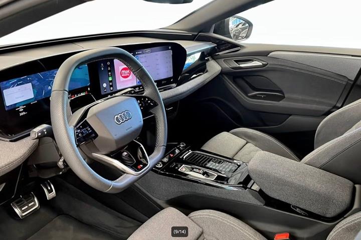 Sort Audi A6 e-tron fra 2026