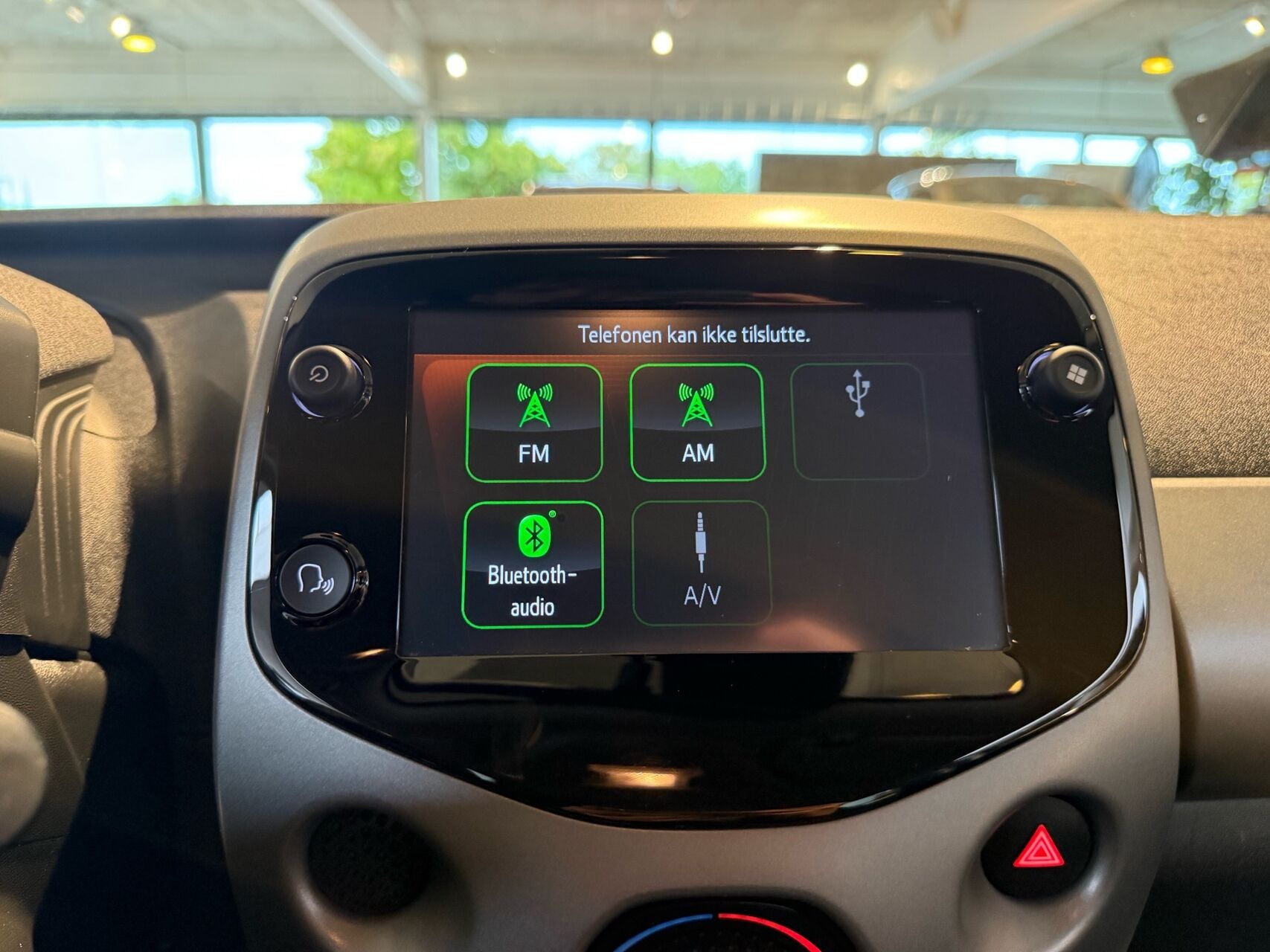 Hvid Toyota Aygo fra 2018