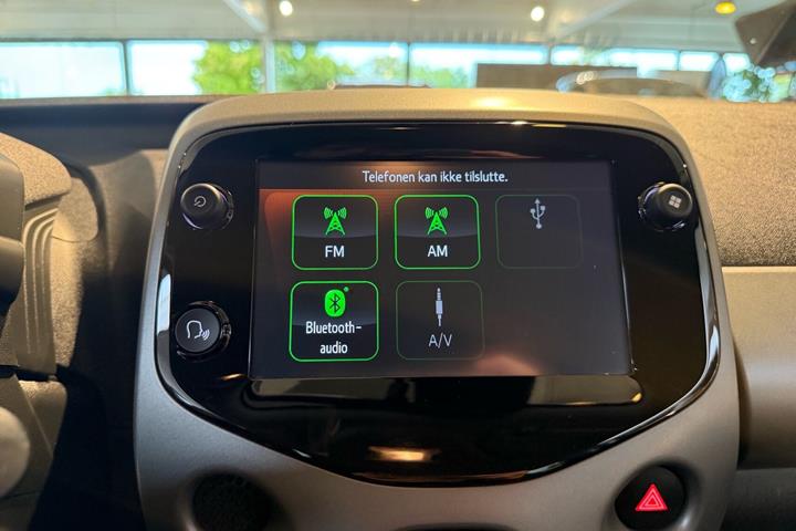 Hvid Toyota Aygo fra 2018