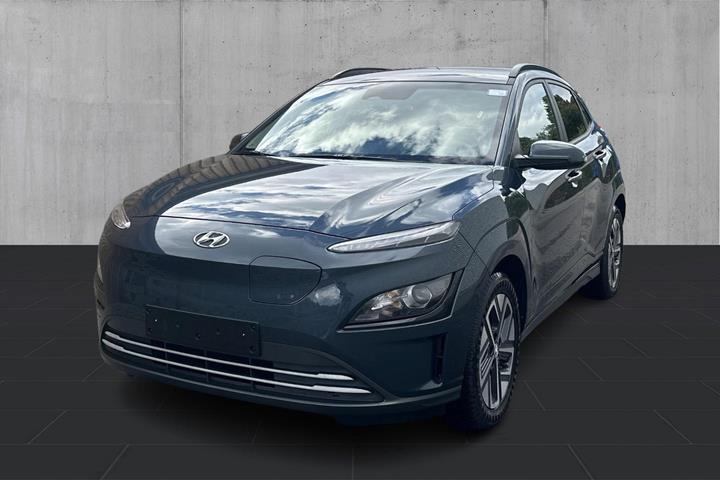 Blå Hyundai Kona fra 2022
