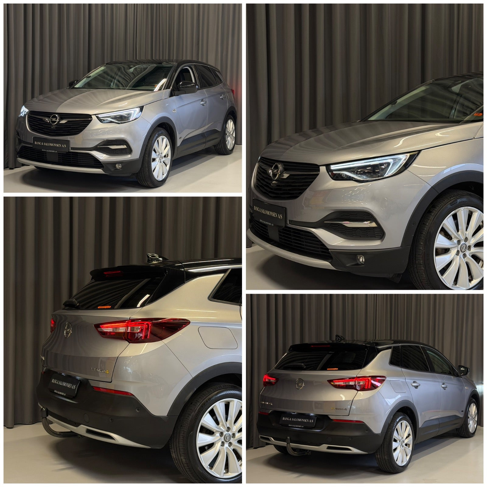 Grå Opel Grandland X fra 2020
