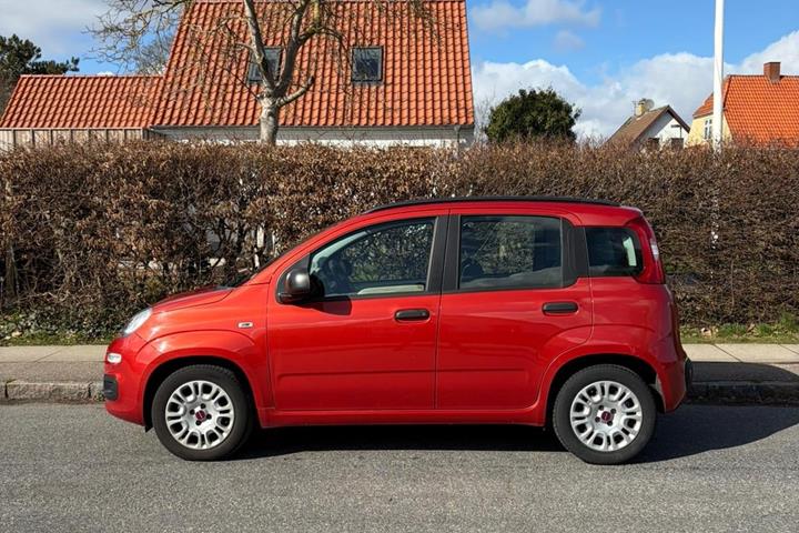 Grøn Fiat Panda fra 2013