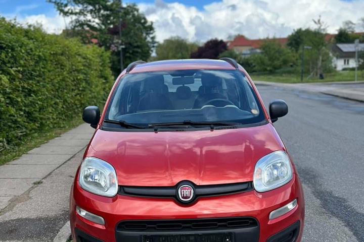 Grøn Fiat Panda fra 2013