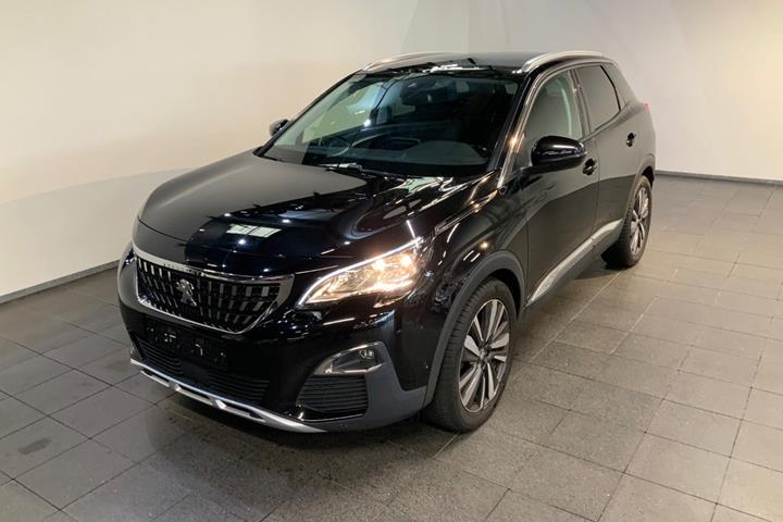 Sort Peugeot 3008 fra 2018 set udefra