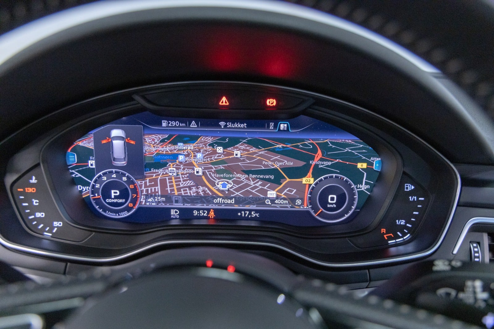 Grå Audi A4 fra 2019
