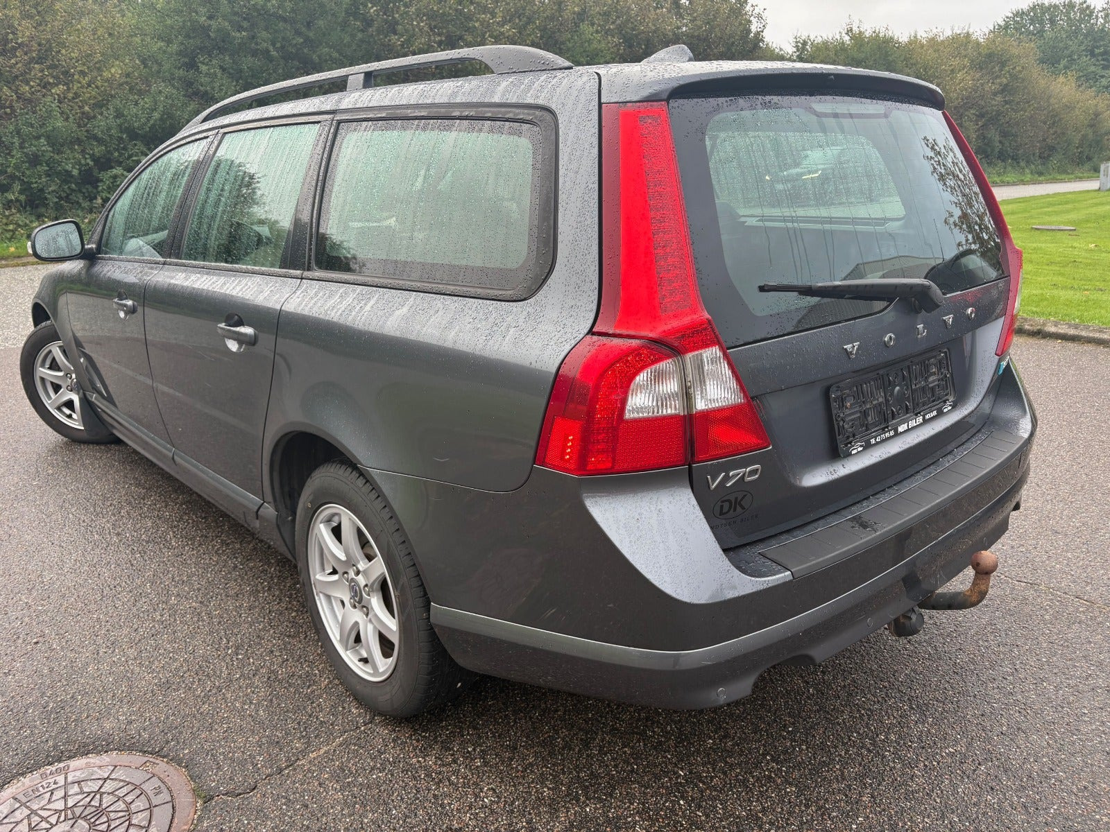 Sort Volvo V70 fra 2009