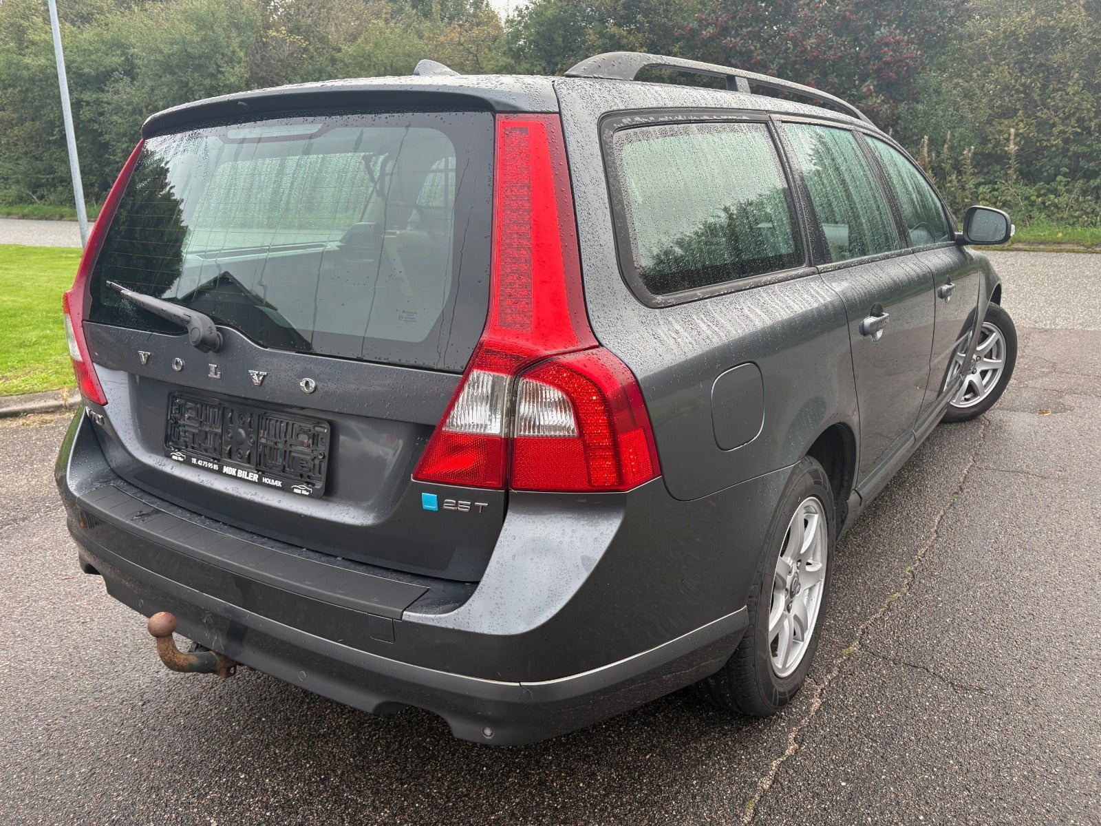 Sort Volvo V70 fra 2009