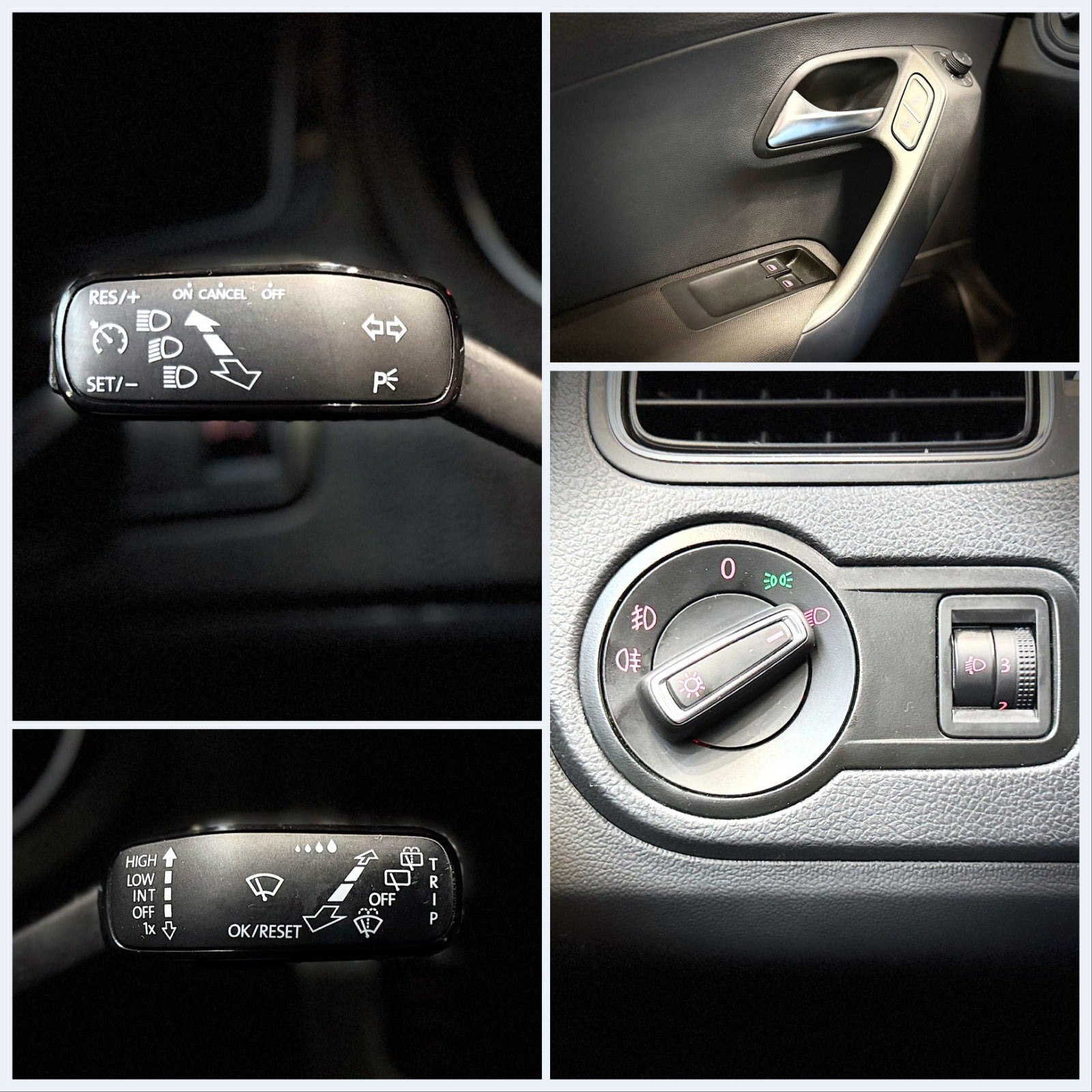 Sort VW Polo fra 2017